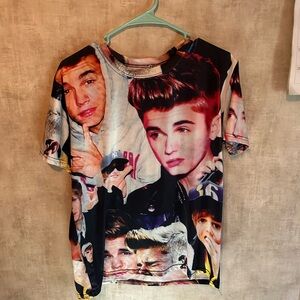 Graphic T-Shirt with Celebrity Print